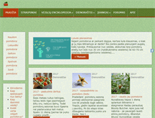 Tablet Screenshot of pomidorai.eu